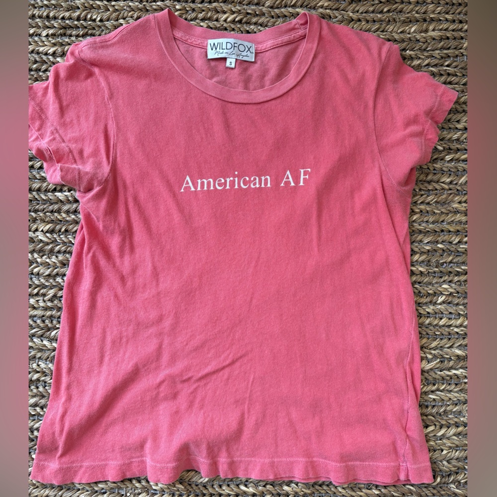 Wildfox Red Graphic Tee